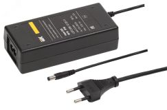 Драйвер LED ИПСН 60Вт 12 В сетевая вилка-блок -JacK 5,5 мм IP20 IEK-eco LSP2-060-12-20-11 IEK