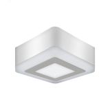 Светильник светодиодный накладной ДБО 3+3 Вт 350 Лм 4000К d105х40 мм IP20 Backlight Gauss BL221 GAUSS