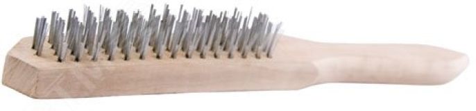 Кордщетка с деревянной ручкой 4-х рядная 38400 КУРС