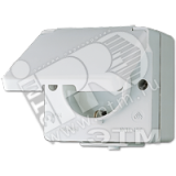 Розетка штепсельная SCHUKO накладная 16A 250V IP44 620W JUNG