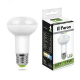 Лампа светодиодная LED зеркальная 11вт Е27 R63 белый 25511 FERON