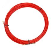 Протяжка кабельная (мини УЗК в бухте), стеклопруток, d=3,5 мм, 30 м, красная, REXANT 47-1030 REXANT
