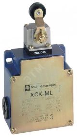 Выключатель концевой металлический 1НО+1НЗ мгновенное срабатывание XCKM108 Schneider Electric