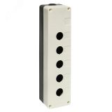 Корпус КП105 пластиковый 5 кнопок белый cpb-105-w EKF