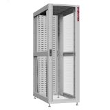 Шкаф серверный 24U 800х1070 передняя дверь: одностворчатая перфорированная IP20. задняя дверь: протект IP41. боковые панели: без. цвет: серый RAL7035  NS 8124.7360 SYSMATRIX
