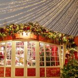Гирлянда кластер 10 м, 200 LED, черный каучук, IP67, соединяемая, свечение белый 315-255 Neon-Night