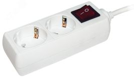 Удлинитель бытовой 2х5м с заземлением 16А УО2 WYP10-16-02-05-ZK-N IEK