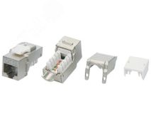 Вставка Keystone Jack RJ-45(8P8C) категория 5e экраниров 432598 Hyperline