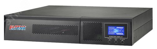 Источник бесперебойного питания Monolith  E 1000RТLT, Rack Tower, On-line, 1000 Ва/800Вт, фаза 1/1, (2U, внешние АКБ 24В, ЗУ 1-6А) 3 шт. CEE7 (Евро), разъем для подключения внешних АКБ, RS-232, USB, слот для SNMP-карт / «сухих» контактов / MODBU EN-ME-100