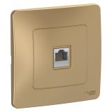 BLANCA скрытой установки розетка компьютерная RJ45, титан BLNIS045004 Systeme Electric