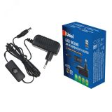 Блок питания для светодиодов с вилкой, 12 Вт, 12В, IP20 UET-VPA-012A20 06313       Uniel