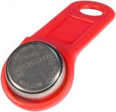 Ключ Touch memory DS 1990A - F5 цвет красный 00088408 SLINEX