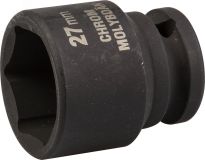 Головка торцевая ''INDUSTRIE QUALITAT'' ударная (1/2''), FLANK, Cr-Mo, фосфатированная, 27 мм 27940-27_z01 KRAFTOOL
