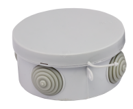 Коробка распаячная с крышкой КМР-040-039 наружная 85х40 АБС серая 4 входа IP54 PROxima plc-kmr-040-039 EKF