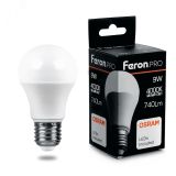 Лампа светодиодная LED 9вт Е27 белый Feron.PRO 38027 FERON