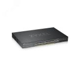 Коммутатор управляемый 28 портов PoE 100/1000 Мб/с SFPx4 124578 Zyxel
