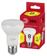 Лампа светодиодная RED LINE LED R63-8W-827-E27 R Е27 / E27 8 Вт рефлектор теплый белый свет Б0050701 ЭРА