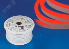 ULS-N21-2835-120LED/m-8mm-IP67-220V-8W/m-50M-RED Светодиодная гибкая герметичная лента. NEON. Бобина 50 м. Красный свет. TM UL-00003770 Uniel