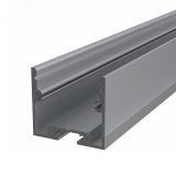 Профиль накладной алюминиевый 2825-2, 2 м 146-206 REXANT