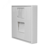 Вставка 45x45 для Keystone Jack со шторками для настенной розетки 10-0304 SUPRLAN