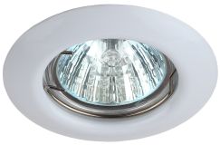 Светильник штампованный MR16,12V/220V, 50W белый ST3 WH C0043801 ЭРА