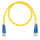 Шнур оптический коммутационный (патч-корд), FC-ST, дуплекс (duplex) OS2, нг(А)-HF, желтый, 20 м DR-222349 Datarex