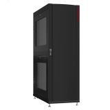 Шкаф серверный 48U 600х1200 передняя дверь: одностворчатая глухой металл IP51. задняя дверь: без. боковые панели: перфорированные. цвет: черный RAL9005  NS 6248.9202 SYSMATRIX