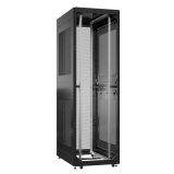 Шкаф серверный 42U 800х1200 передняя дверь: без. задняя дверь: двустворчатая глухой металл IP51. боковые панели: перфорированные. цвет: черный RAL9005  EX 8242.9052 SYSMATRIX