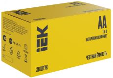 Батарейка щелочная Alkaline LR06/AA (28/бокс) IEK ABT-LR06-OP-B28 IEK