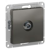 Розетка ATLASDESIGN TV оконечная 1DB механизм сталь ATN000991 Systeme Electric