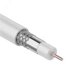 Кабель коаксиальный PROconnect RG-59U, 75 Ом, CCS/Al/Al, 48%, бухта 100 м, белый 01-2621 REXANT