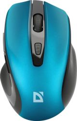 Мышь беспроводная Prime MB-053, оптическая, 6D, 800-1600dpi, бесшумные кнопки, бирюзовый 52054 Defender
