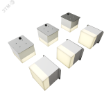 Светодиодный светильник RVE-LBX-LUMO20-PLAZA7510-6-GR (Квадрат Грильято 6шт 65х65х60мм 27Вт встраиваемый 4000K Белый) RVE00003249 RVElektro