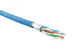 Кабель витая пара UFTP4-C6-S23-IN-LSZH-BL-500 (500 м) экранир. U/FTP кат. 6 404361 Hyperline