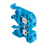Колодка клеммная JXB-2.5/35 синяя plc-jxb-2.5/35b EKF