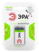 Батарейка 9V-1BL 175mAh (10/80/5600) C0042097 ЭРА