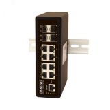 Коммутатор управляемый L2 12 портов, 8хRJ45 10/100/1000 Мб/с, 4хSFP 00013349 OSNOVO