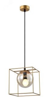 Светильник подвесной (подвес) Miyuki 5146-210 1 х Е14 40 Вт золото лофт - кантри потолочный Б0055494 Rivoli