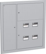 Корпус металлический ЩЭ-4-Э 36 IP31 (слабот. отсек слева) LIGHT IND-MKM43-04-31-E-L IEK