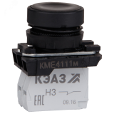 КМЕ4122м-черный-2но+2нз-цилиндр-IP40 274329 КЭАЗ