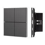 INTELLIGENT ARLIGHT Кнопочная панель KNX-304-23-IN Black (BUS, Frameless) (IARL, IP20 Металл, 2 года) 039663 Arlight
