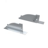 Заглушка для ALM-ARC-SIDE серая правая с отверстием (ARL, Металл) 026792 Arlight