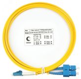 Шнур оптический duplex 2м LC-SC 9/125 sm LSZH 7353c Cabeus