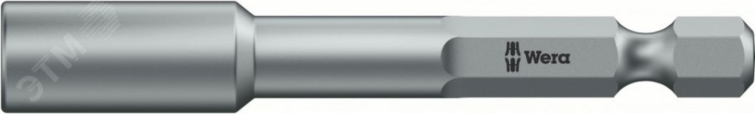Головка торцевая 869/4 без магнита хвостовик 1/4 E 6.3 11 x 65 мм WE-060281 Wera