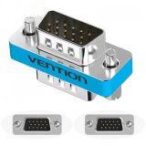 Адаптер переходник VGA 15M на VGA 15M, контакты никелированные 1000575626 Vention