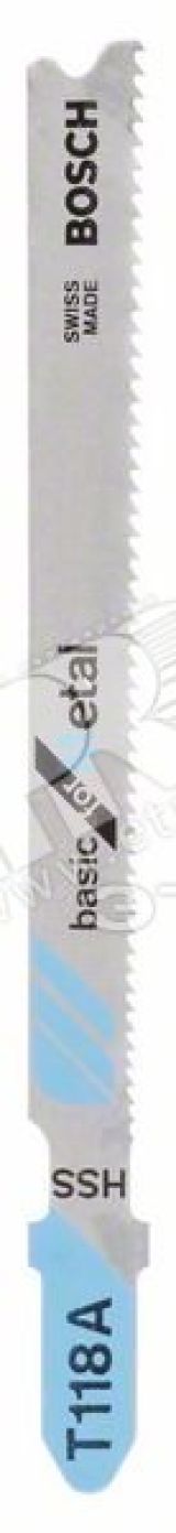 Пилка лобзиковая T 118 А HSS (100шт) 2608631964 BOSCH