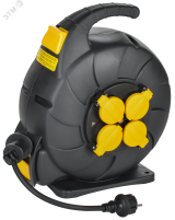 TWIST Катушка УК15 2P+PE/15м 3х1,5мм2 КГ автосм. IP44 IEK TW-KP27-16-04-15-44 IEK