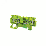 Клемма зазем. 4 конт. 2,5 кв.мм пруж. OptiClip CXG-2,5-QUATTRO-PE-I-(0,2-2,5)-PEN 331830 КЭАЗ
