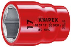 Головка торцевая VDE 1000V DR 3/8 шестигранная 16 мм диэлектрическая KN-983716 KNIPEX