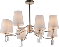 Люстра Cristal 2095-308 8 х Е14 40 Вт классика Rivoli (Б0062117) Б0062117 Rivoli